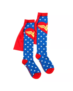 DC COMICS - Wonder Woman - Star Pattern Knee High With Cape