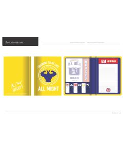 MY HERO ACADEMIA - UA Academy Sticky Notebook