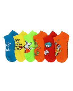 DR SEUSS - Cat in the Hat, Horton, Thing 1 & 2, Green Eggs & Ham, One Fish and Grinch 6 Pack Youth A
