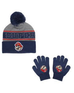 Super Mario Bros. Kids Pom Beanie & Gloves Set