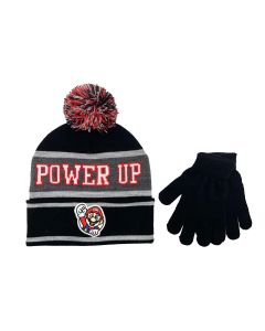Super Mario Bros. Power Up Kids Pom Beanie & Gloves Set
