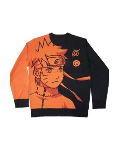 NARUTO - Jacquard Looking on Orange and Black Hoodies 6 Piece Prepack (S-1,M-2,L-2,XL-1)