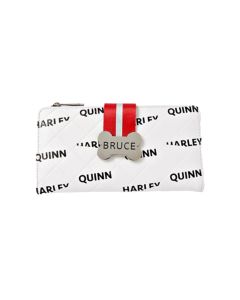 BIRDS OF PREY - Harley PU Slim Wallet White