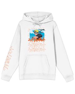 NARUTO - HD Text & Language Names Kanji WHITE MENS HOODIES PPK (S-1,M-2,L-2,XL-1)