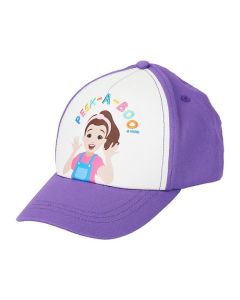 MS RACHEL -Transfer Patch and Peek A Boo Embroidery Text in Purple OSFA