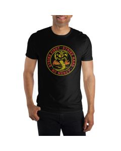 COBRA KAI -  LOGO MEN'S BLACK CREW NECK TEE