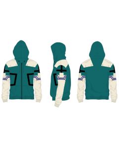 MY HERO ACADEMIA -Deku Cosplay Hoodie 8PPK (S-1,M-2,L-2,XL-2,XXL-1)