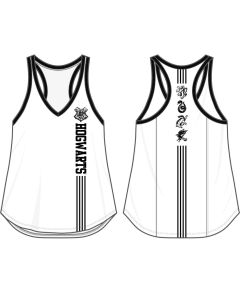 HARRY POTTER – Hogwarts White W/ Black Edge Tank