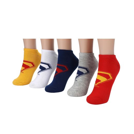 Supergirl Movie 2026 Logo Women’s 5-Pair Pack Ankle Socks