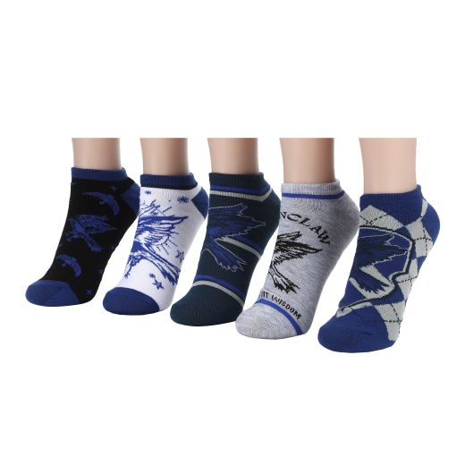 Harry Potter Ravenclaw Ravens Women’s 5-Pair Pack Ankle Socks