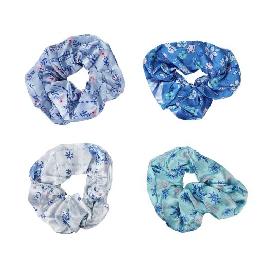 FROZEN - 4 Pk Elsa, Anna, Olaf Scrunchies