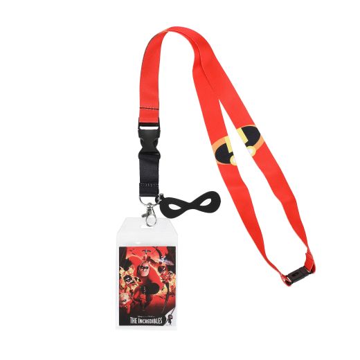 The Incredibles Dress-Up Lanyard with Mask Charm and Movie Poster Carding