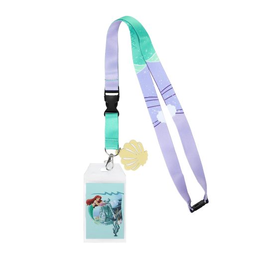 The Little Mermaid Ariel Dress Up Break Away Lanyard With Shell Charm