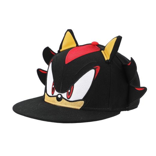 Sonic The Hedgehog Big Face Shadow Snapback Hat With 3D Ears & Quills