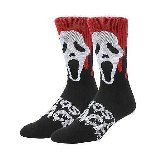 GHOSTFACE -Ghostface Drip Art On Black 10-13 OSFM MENS