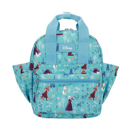 DSC -  Frozen 12 H x 45 W 11L toddler size BackpackCotton Poly exterior with wipeable polyester Lini