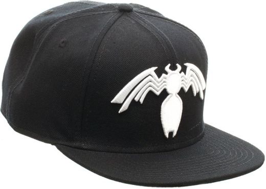 Marvel Venom Embroidered Spider Logo Snapback Hat