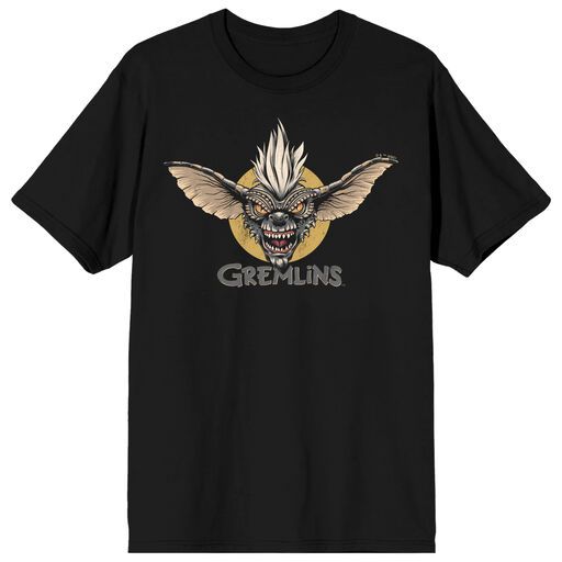 GREMLINS - Vintage Spike Adult Black Tee 