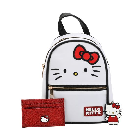 Hello Kitty - Big Face Mini Backpack 3 Piece Gift Set