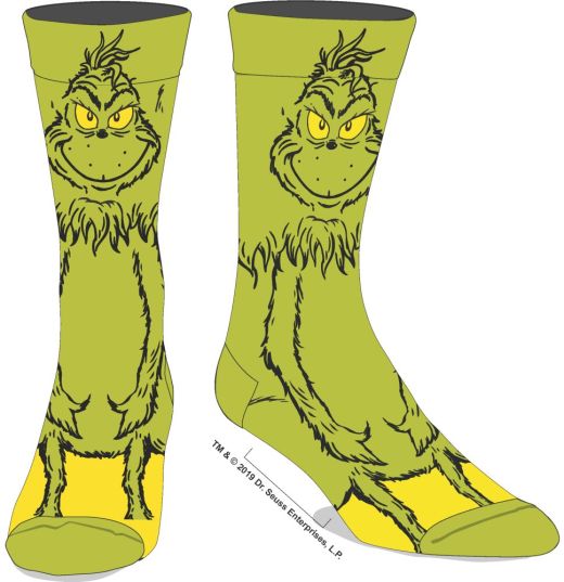 The Grinch Character Animigos Crew Socks