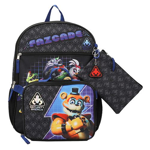 FIVE NIGHTS AT FREDDY'S -  Fazcade 5 Piece Backpack Set