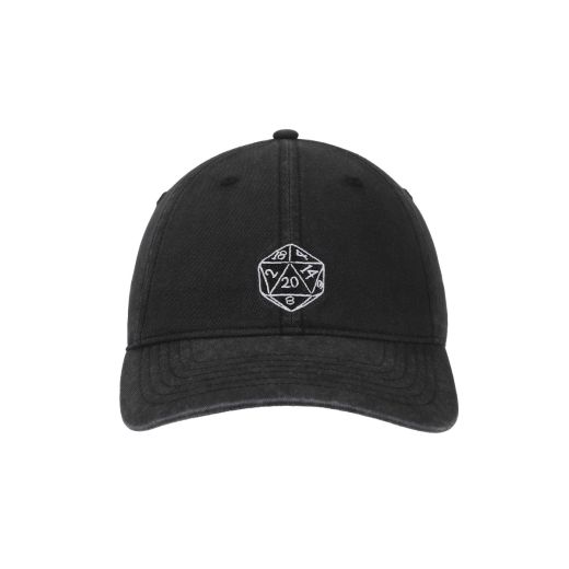 DUNGEONS AND DRAGONS -Dice Logo Black Dad Hat