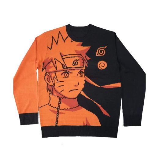 NARUTO - Jacquard Looking on Orange and Black Hoodies 6 Piece Prepack (S-1,M-2,L-2,XL-1)