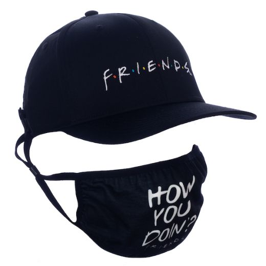 Friends - Face Mask Hat Combo Black