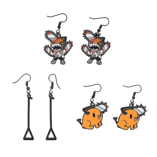 Chainsawman – 3 Piece Dangle Earring Set