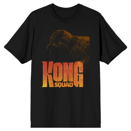 GODZILLA VS KONG - Kong Squad Mens Black Tee