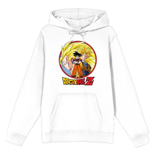 DRAGON BALL Z -  GOKU MENS WHITE HOODIE PPK (S-1,M-2,L-2,XL-2,XXL-1)