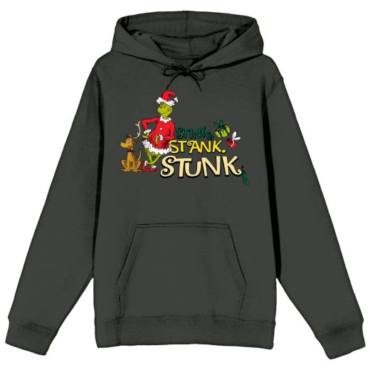 THE GRINCH - Stink Stank Stunk Black Hoodie