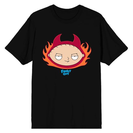 Family Guy Devil Stewie Black T-Shirt
