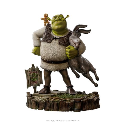 Shrek, Donkey & The Gingerbread Man Deluxe - Art Scale 1/10