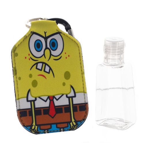 SPONGEBOB - NEOPRENE HAND SANITIZER HOLDER KEYCHAIN