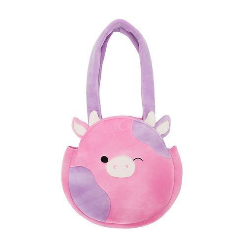 SQUISH MALLOWS -  Patty the Cow Big Face Plush Tote Bag