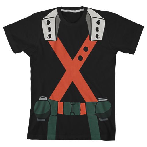 MY HERO ACADEMIA - Bakugo Youth Cosplay Tshirt PPK (S-1,M-2,L-2,XL-2,XXL-1)