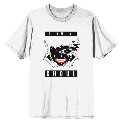 Tokyo Ghoul I Am A Ghoul White T-Shirt