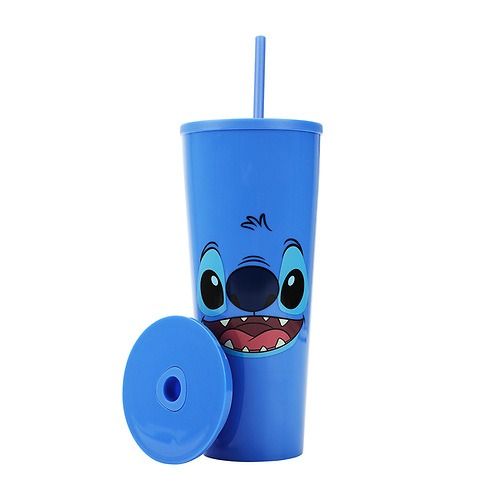 Lilo & Stitch -  Big Face 26 Oz Non Spill With Straw