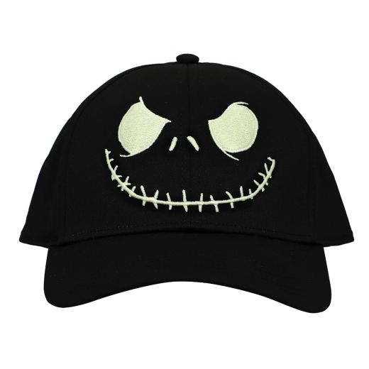 The Nightmare Before Christmas Jack Big Face Glow in the Dark Snapback Hat