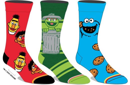 SESAME STREET - 3 PACK SOCKS