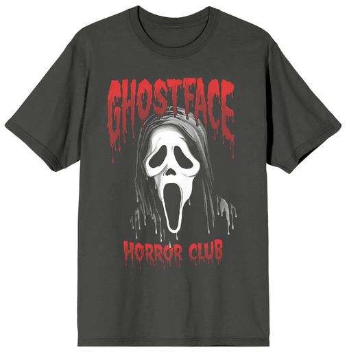 GHOSTFACE - Killer Horror Club Mens Charcoal Tee
