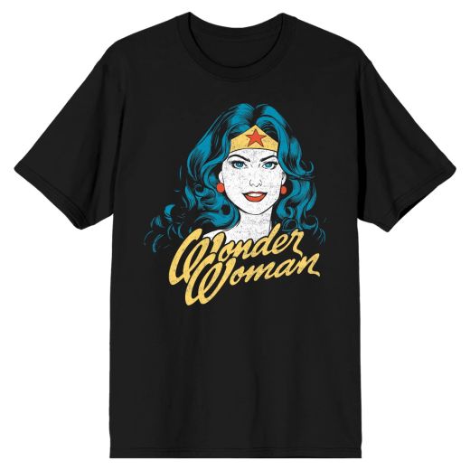 DC Comics Wonder Woman Classic Black T-Shirt
