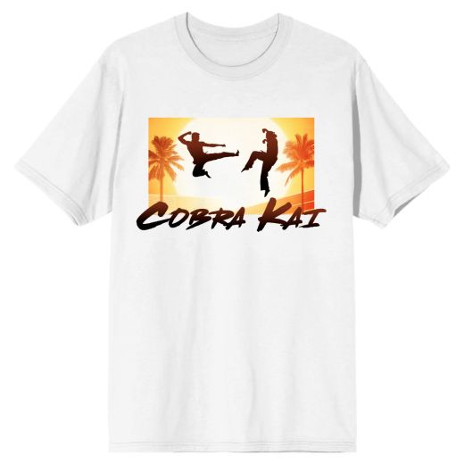Cobra Kai Logo Karate mens White T-Shirt