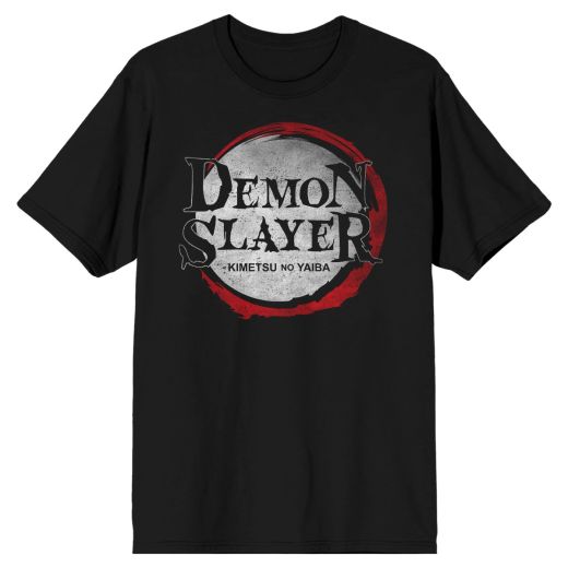 Demon Slayer Logo Manga Black T-Shirt