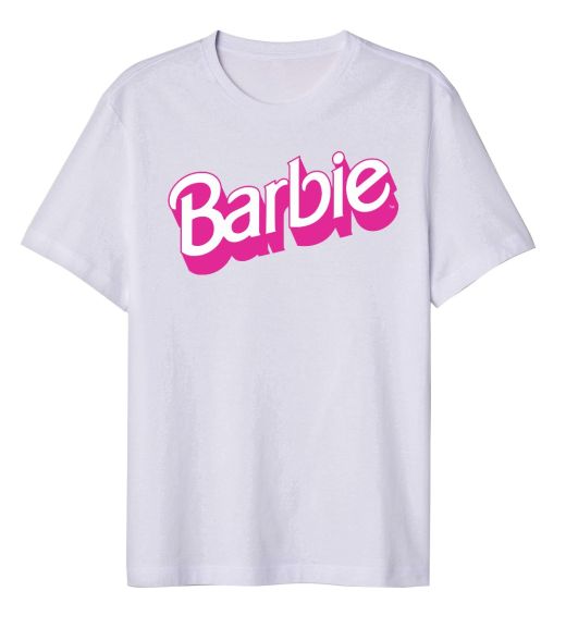 Barbie Vintage Logo White T-Shirt