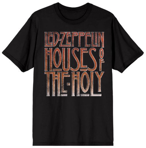 LED ZEPPLIN - Houses of the Holy Mens Black Tee