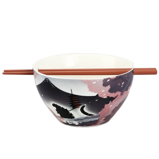 GODZILLA - Ceramic Ramen Bowls w/ Chopsticks