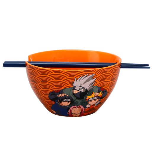 NARUTO - Ceramic Ramen Bowl with Chopstick